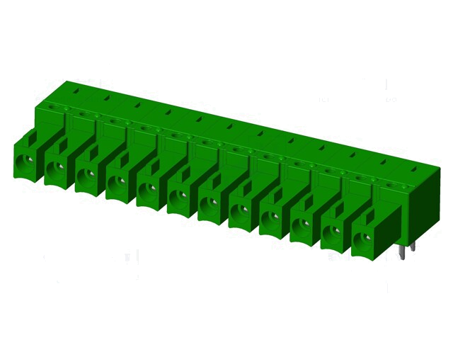 Connector: ontkoppelbare terminal strip; contact; vrouwelijk Connector: ontkoppelbare terminal strip; contact; vrouwelijk